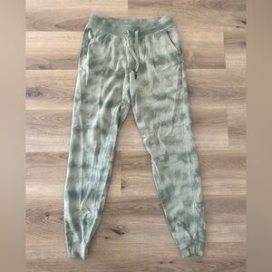 Old Navy Green Tie-Dye Jogger Sweatpants, Unisex, Size S Tall | Like New